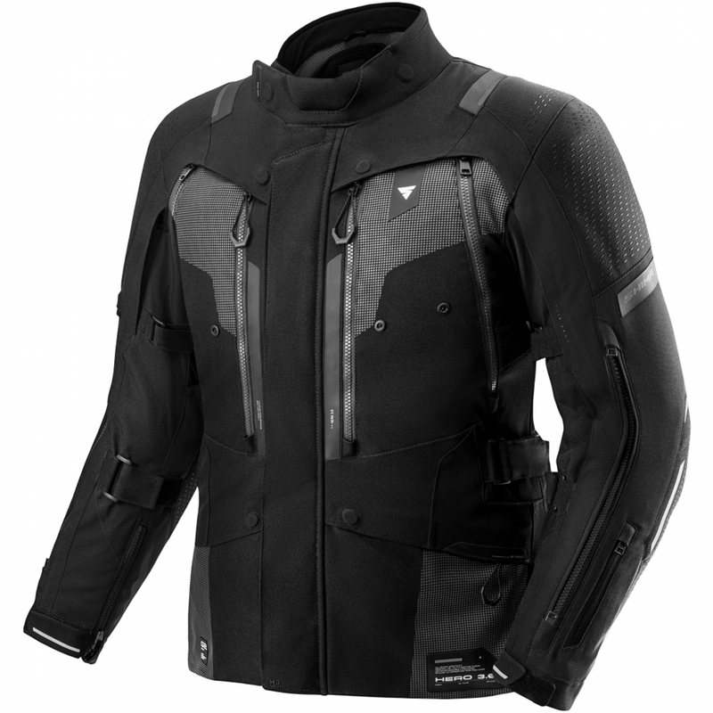 Shima Hero 3.0 motoros kabát fekete
