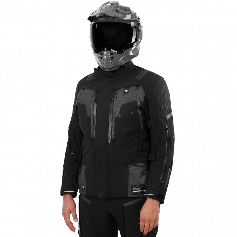 Shima Hero 3.0 motoros kabát fekete