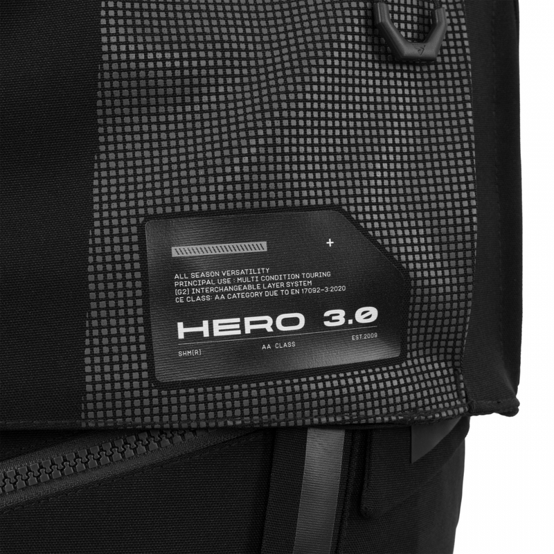Shima Hero 3.0 motoros kabát fekete