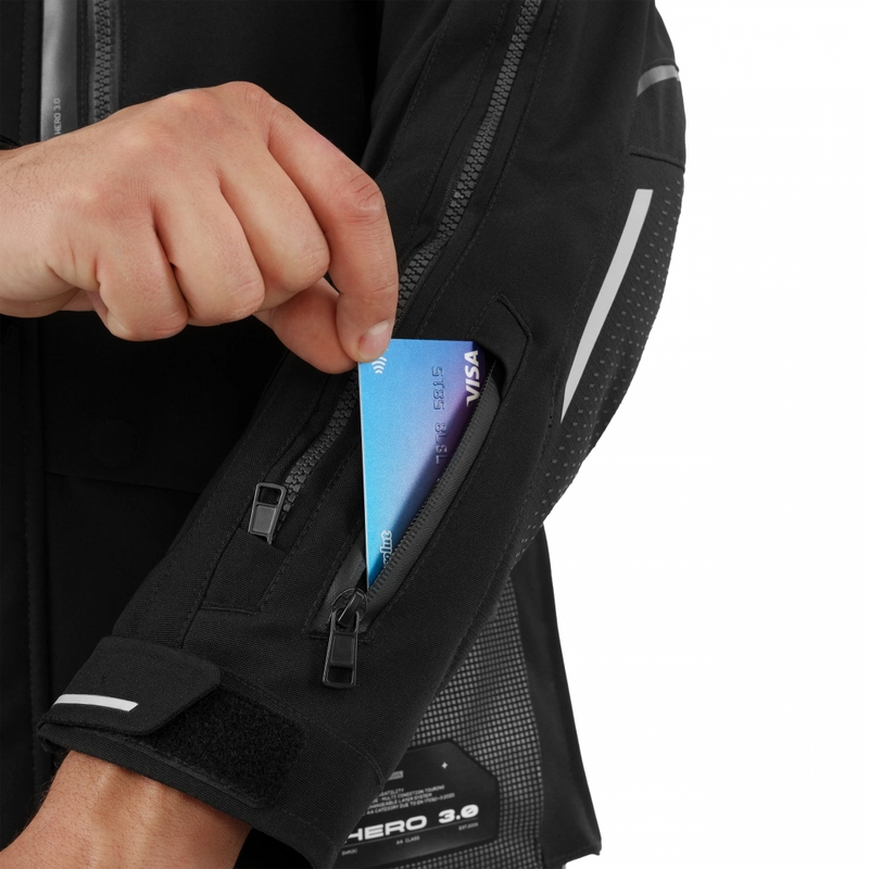 Shima Hero 3.0 motoros kabát fekete