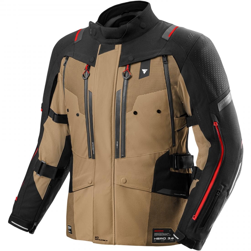Shima Hero 3.0 motoros kabát barna