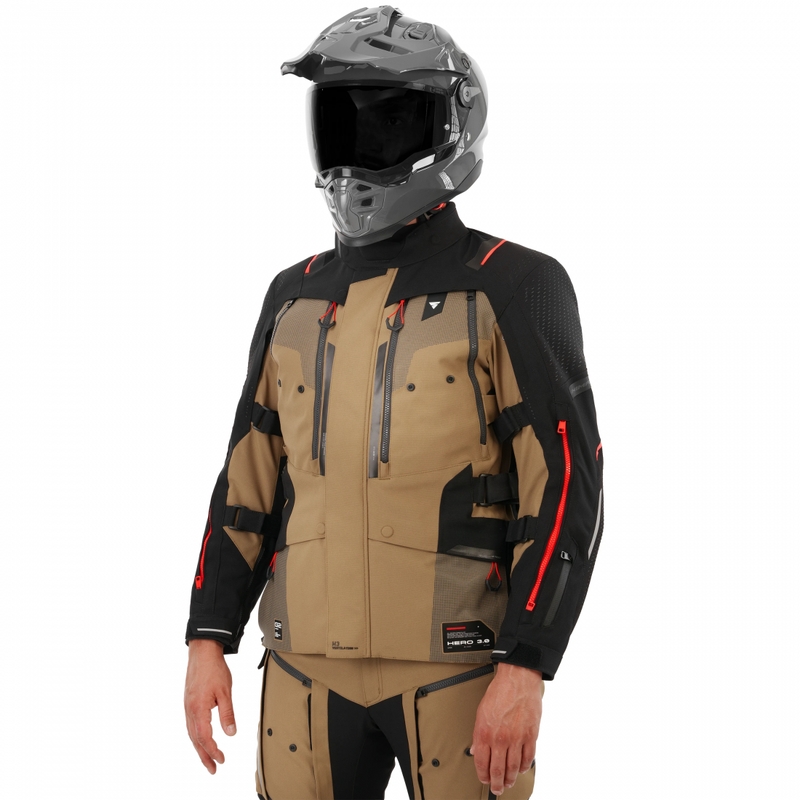 Shima Hero 3.0 motoros kabát barna