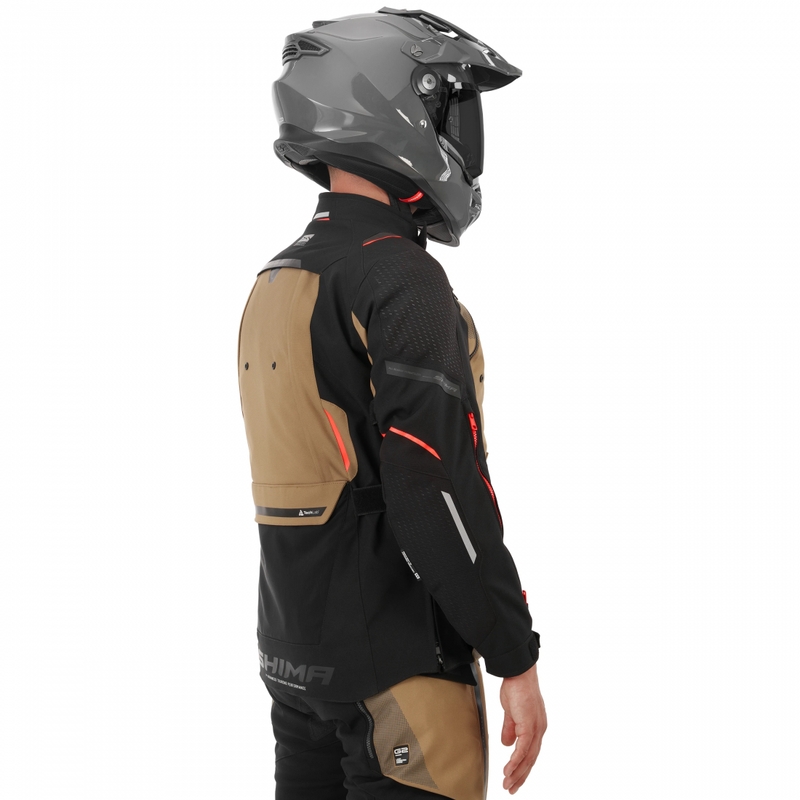 Shima Hero 3.0 motoros kabát barna