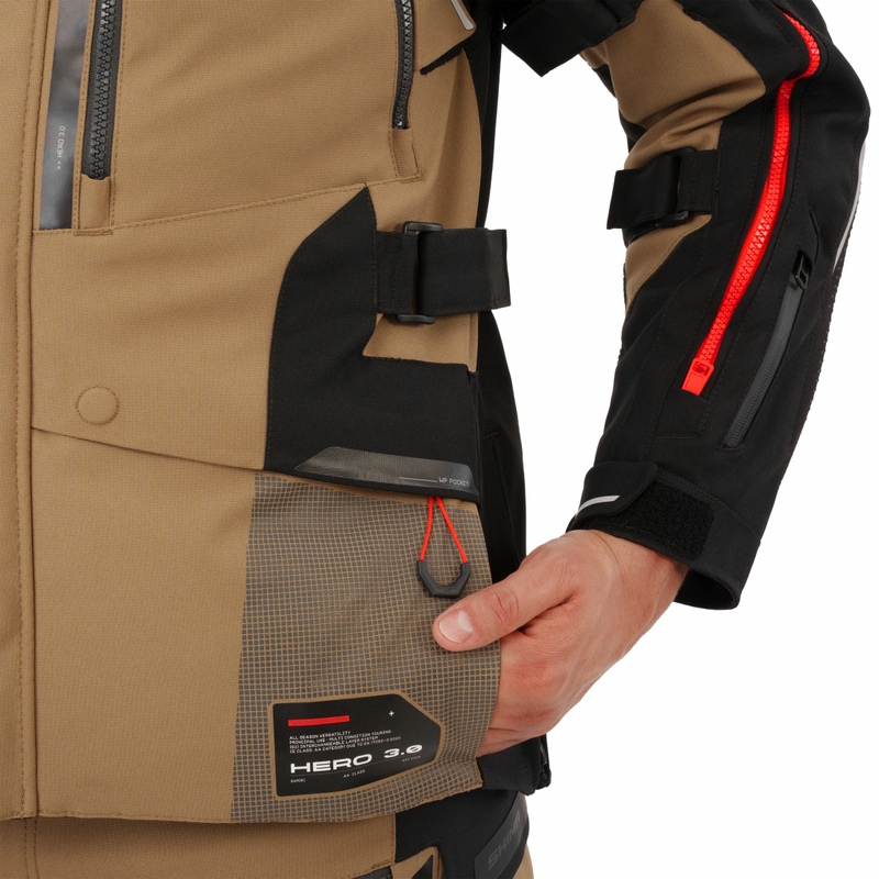 Shima Hero 3.0 motoros kabát barna