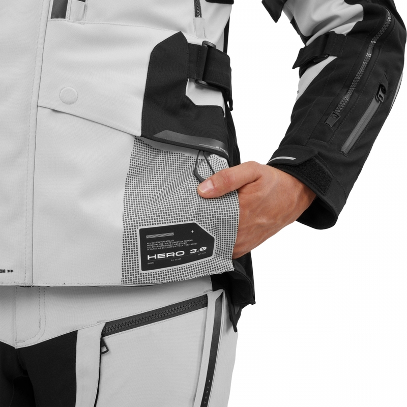 Shima Hero 3.0 motoros kabát szürke-fekete