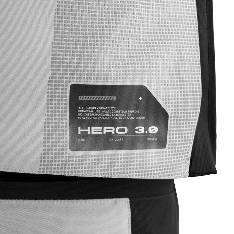 Shima Hero 3.0 motoros kabát szürke-fekete