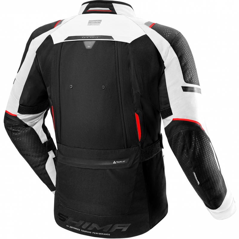 Shima Hero 3.0 motoros kabát szürke-piros