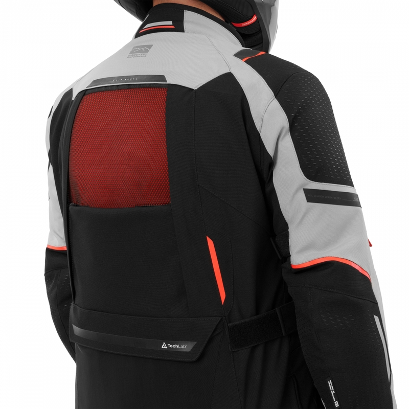 Shima Hero 3.0 motoros kabát szürke-piros