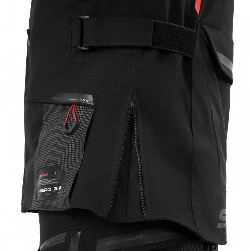 Shima Hero 3.0 motoros kabát szürke-piros