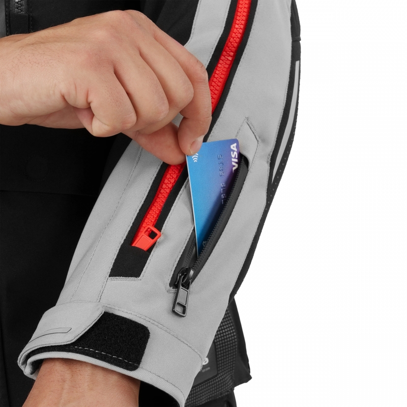 Shima Hero 3.0 motoros kabát szürke-piros