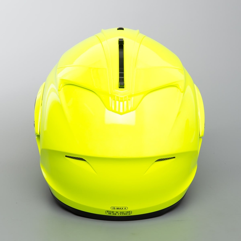 Billenő motoros sisak HJC IS-MAX II fluo zöld