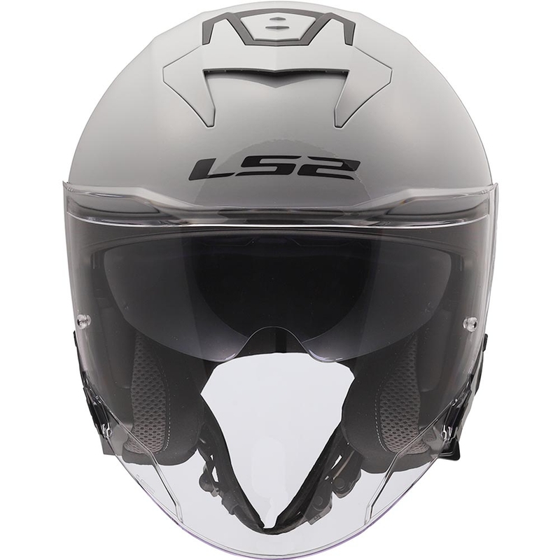 LS2 OF618 Verso II Solid nardo nyitott motoros bukósisak szürke