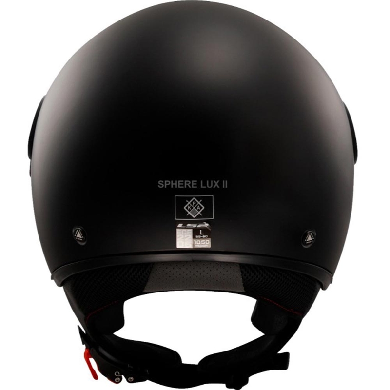 LS2 OF558 Sphere Lux II Solid nyitott motoros bukósisak matt fekete