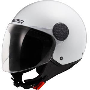 LS2 OF558 Sphere Lux II Solid nyitott motoros bukósisak fehér