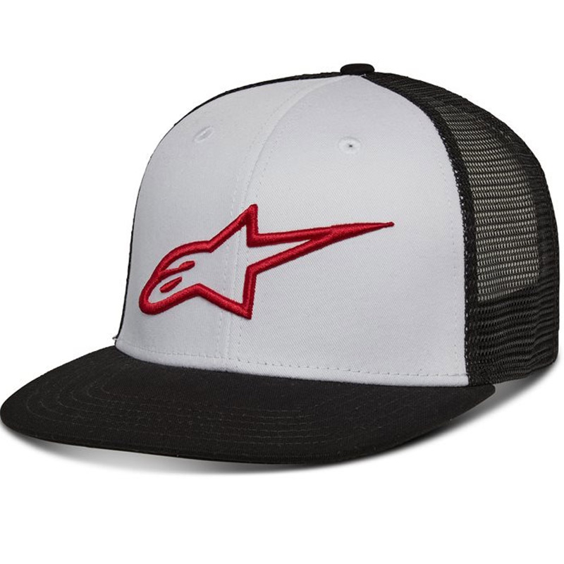 Alpinestars Corp Trucker baseball sapka fehér-fekete-piros