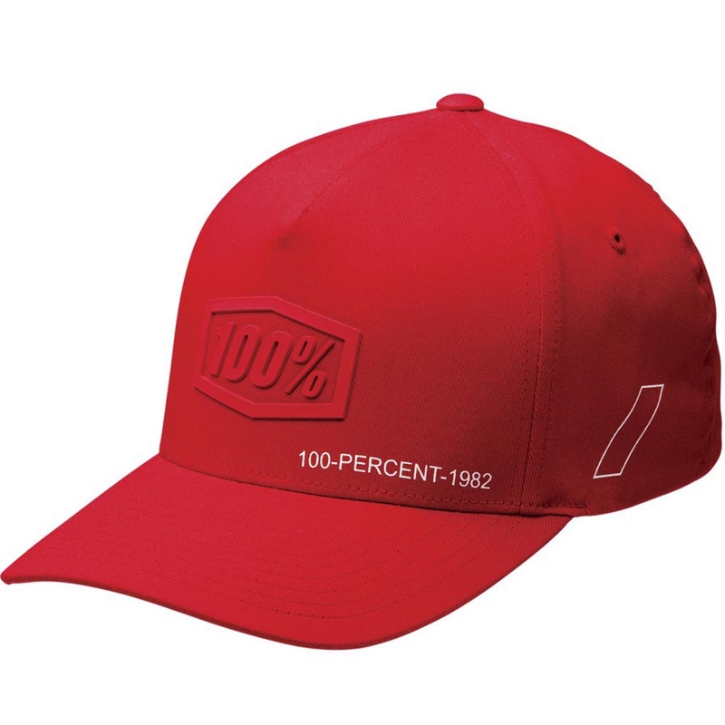 100% Shadow Snapback gyerek siltes sapka piros