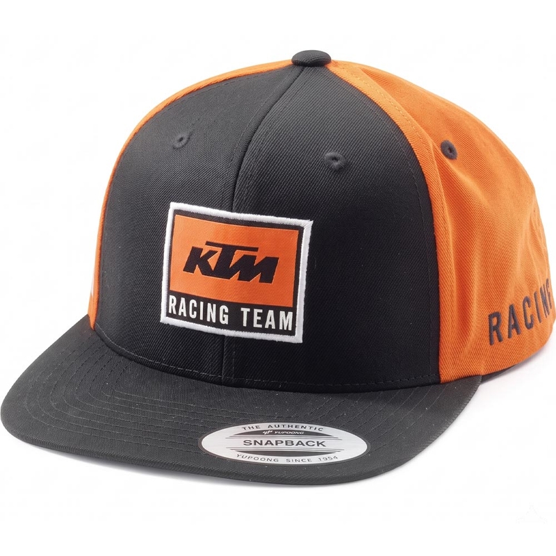 KTM Team Flat Cap OS baseball sapka fekete-narancssárga