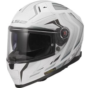 LS2 FF811 Vector II Alizer zárt motoros bukósisak matt fehér