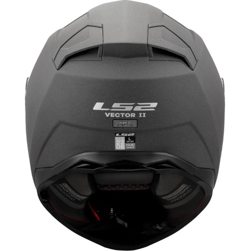 LS2 FF811 Vector II Solid concrete zárt motoros bukósisak szürke