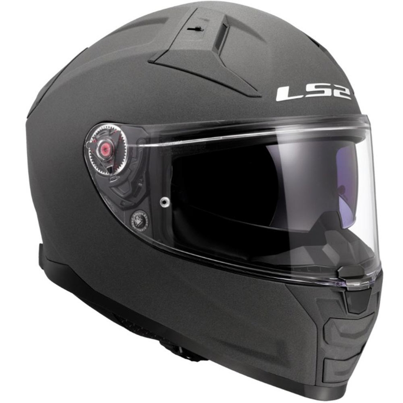 LS2 FF811 Vector II Solid concrete zárt motoros bukósisak szürke