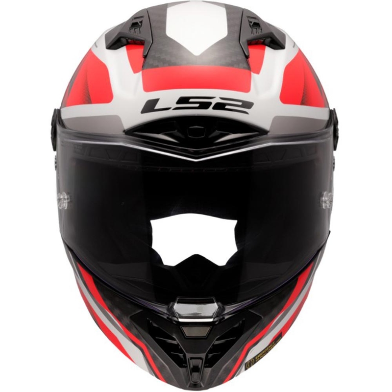 LS2 FF805 Thunder C GP Aero Raute zárt motoros bukósisak fehér-piros