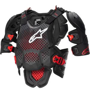 Alpinestars A-10 2 protektoring fekete-antracit-piros