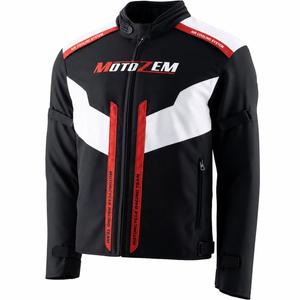 Motozem Team 2 motoros kabát fekete-fehér