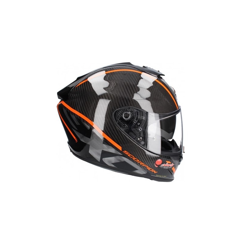 Integrált sisak Scorpion EXO-1400 Carbon Air Grand fekete-narancs