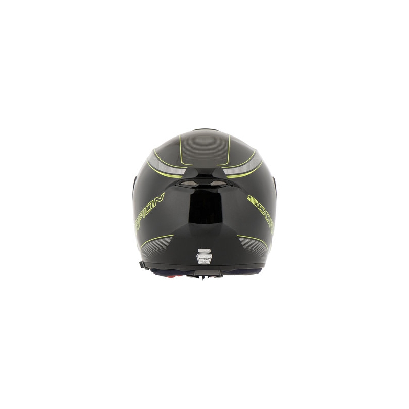 Motoros sisak flip Scorpion EXO-3000 Stroll fekete-fluo sárga eladó kiárusítás