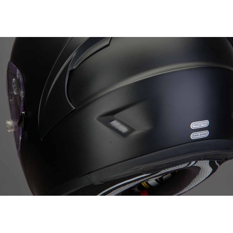 Motorkerékpár integrált sisak Scorpion EXO-2000 Evo Air Black Matt