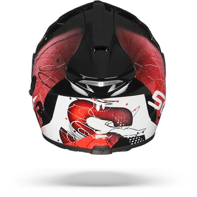 Integrált sisak Scorpion EXO-1400 Air Classy fekete-piros