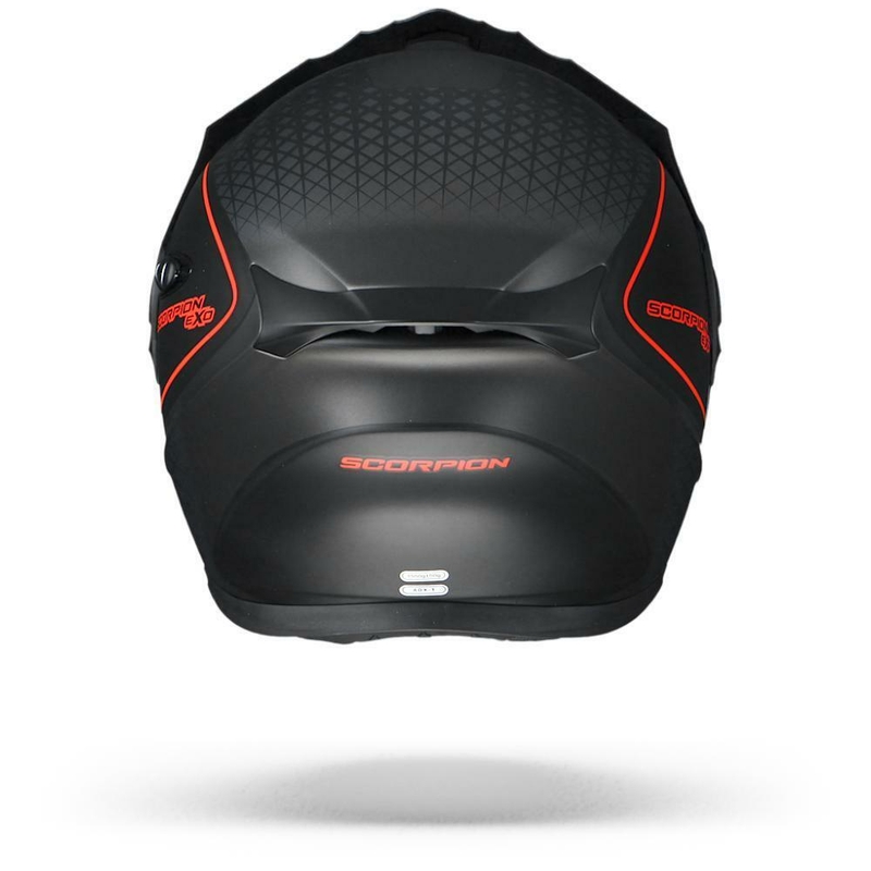 Összecsukható enduro sisak Scorpion ADX-1 Horizon fekete-fluo piros
