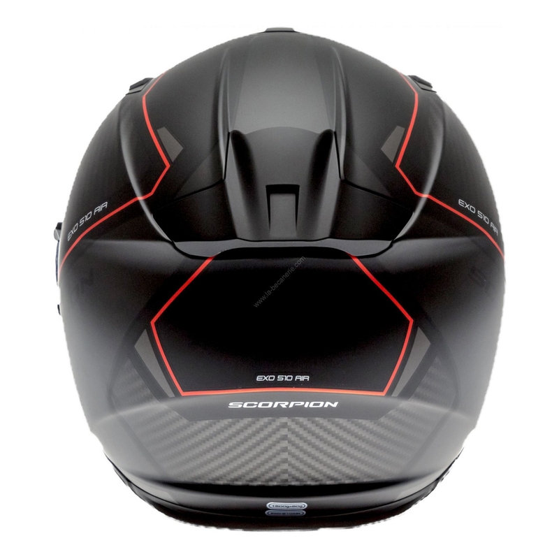Beépített sisak Scorpion EXO-510 Air Frame fekete-piros