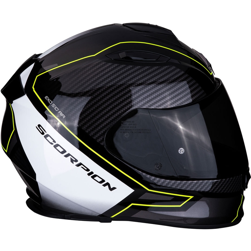 Integrált sisak Scorpion EXO-510 Air Frame fekete-fehér-fluo sárga eladó kiárusítás