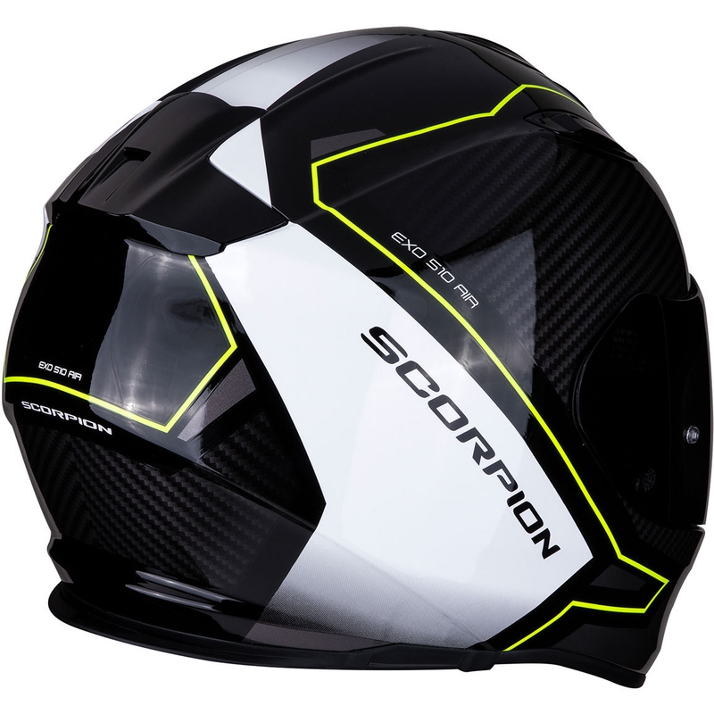 Integrált sisak Scorpion EXO-510 Air Frame fekete-fehér-fluo sárga eladó kiárusítás