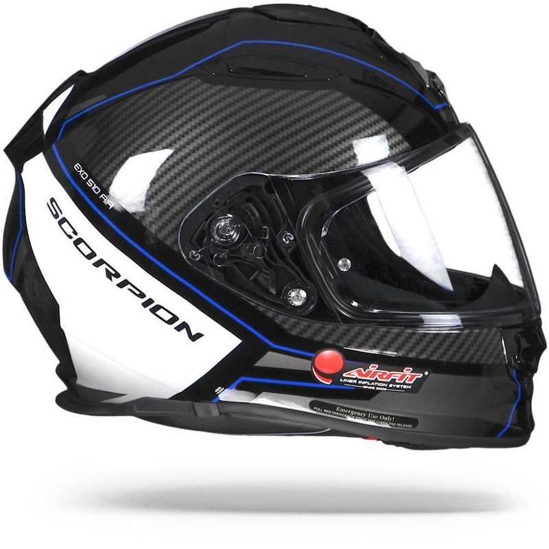 Integrált sisak Scorpion EXO-510 Air Frame fekete-kék-fehér