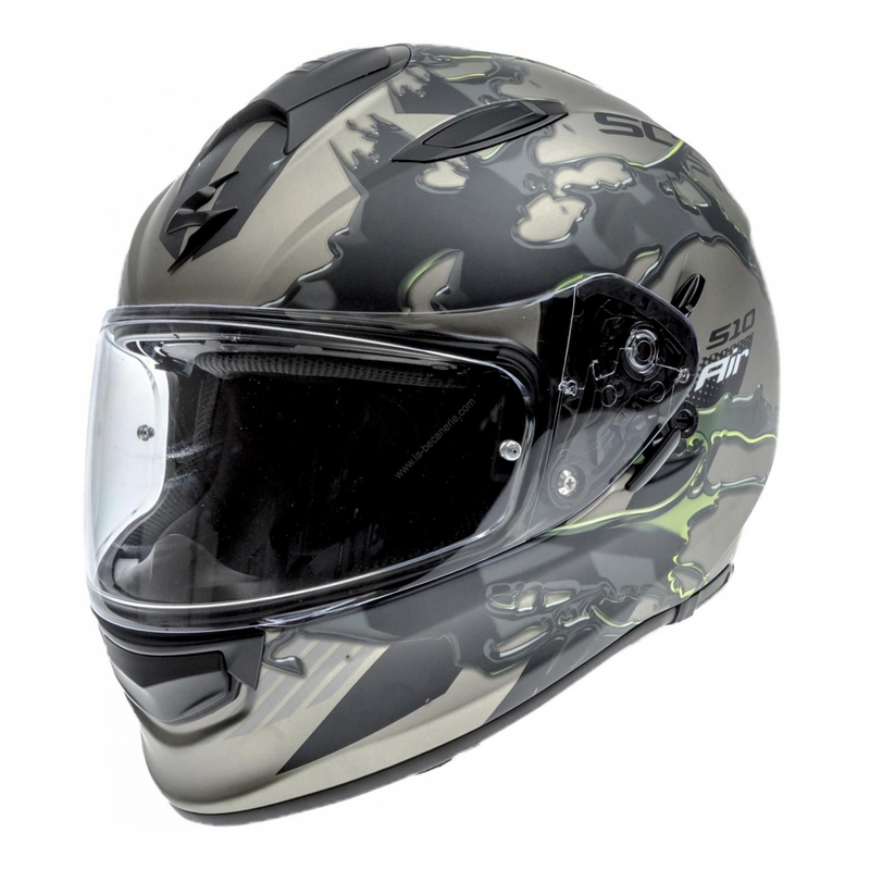 Integrált sisak Scorpion EXO-510 Air Likid titán-fluo sárga eladó kiárusítás