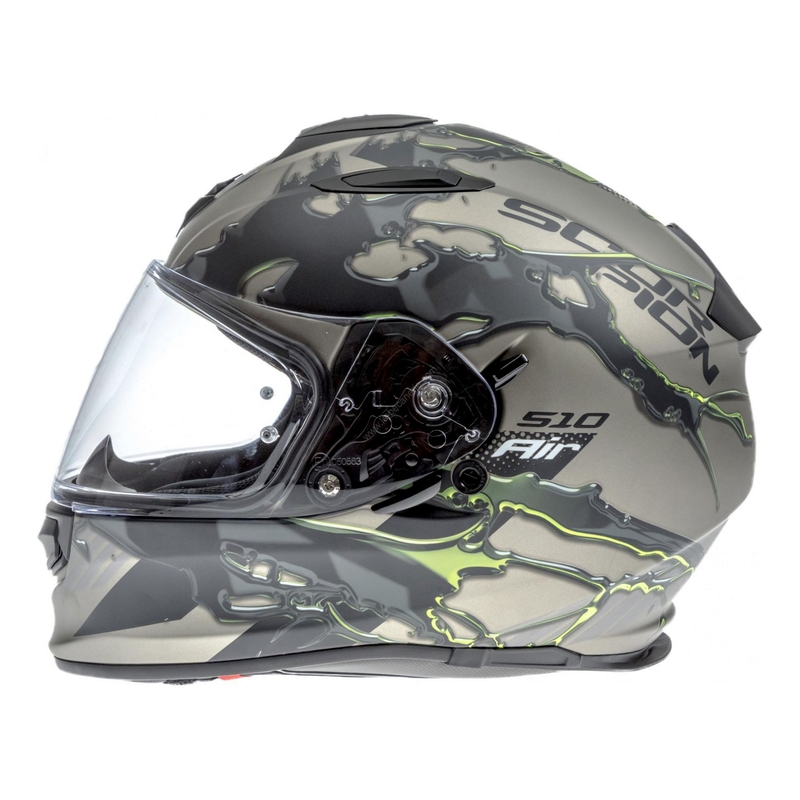 Integrált sisak Scorpion EXO-510 Air Likid titán-fluo sárga eladó kiárusítás