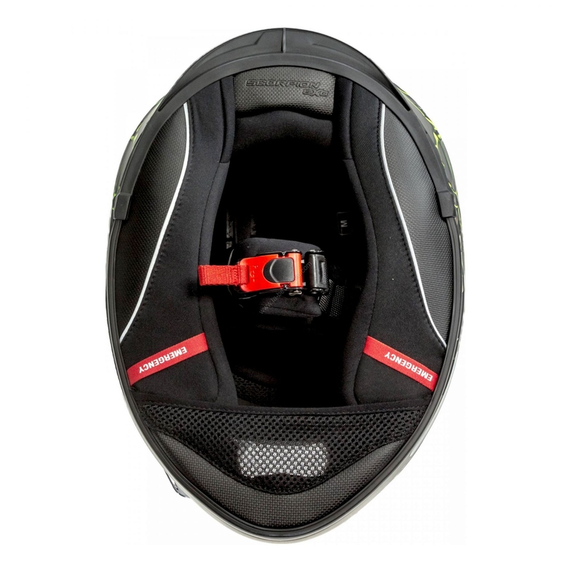 Integrált sisak Scorpion EXO-510 Air Likid titán-fluo sárga eladó kiárusítás