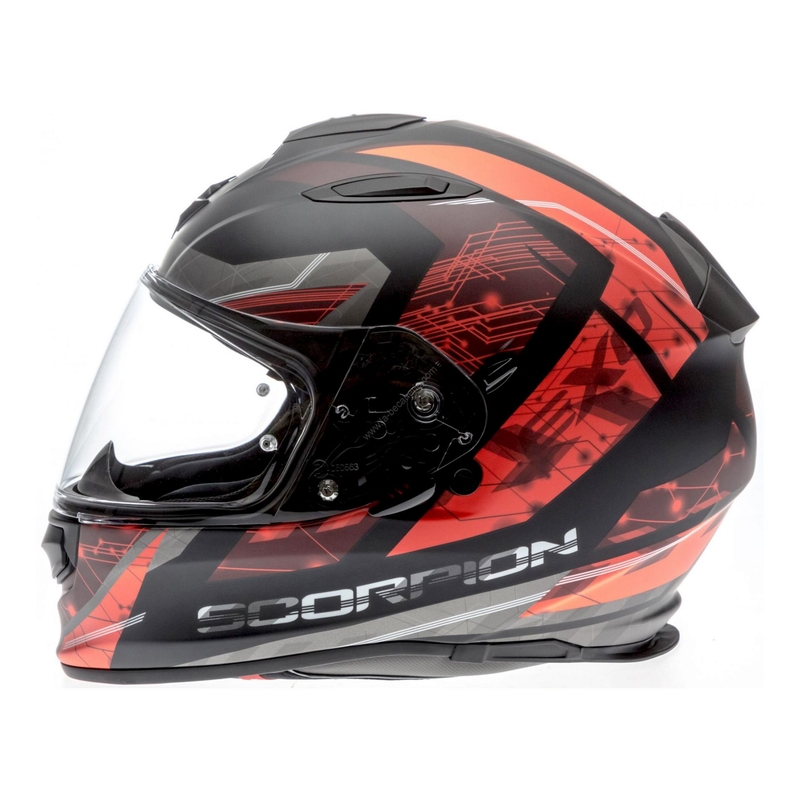 Integrált sisak Scorpion EXO-510 Air Clarus fekete-piros