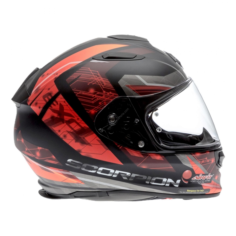 Integrált sisak Scorpion EXO-510 Air Clarus fekete-piros