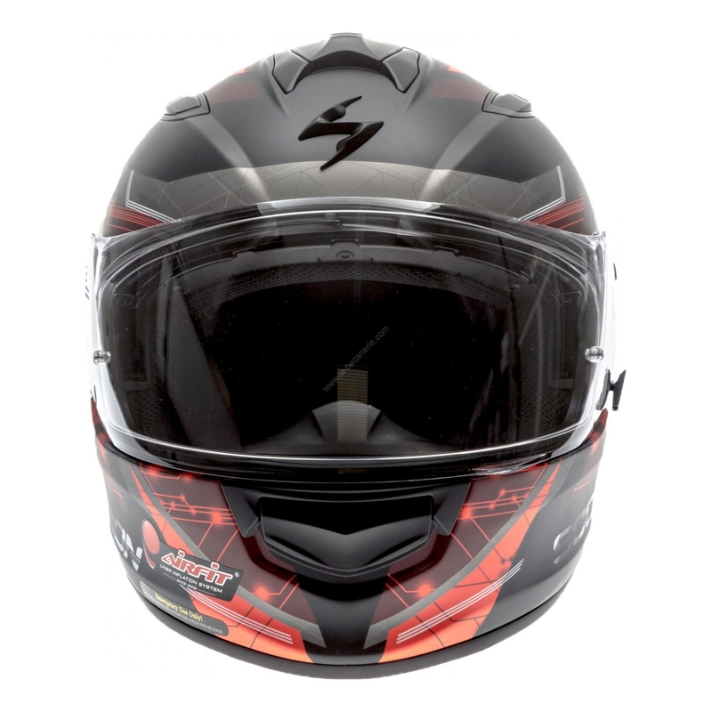 Integrált sisak Scorpion EXO-510 Air Clarus fekete-piros