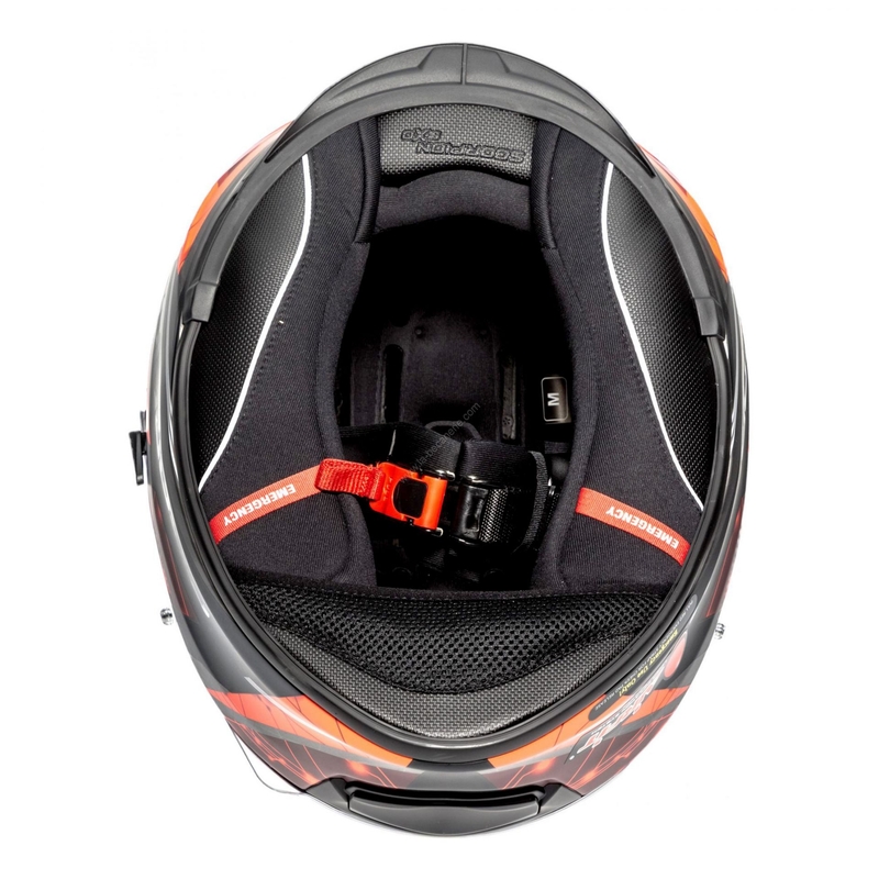 Integrált sisak Scorpion EXO-510 Air Clarus fekete-piros