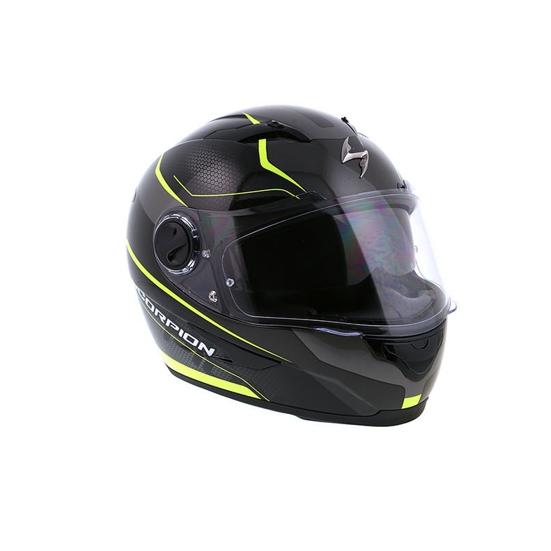Integrált sisak Scorpion EXO-490 Vision fekete-fluo sárga eladó kiárusítás