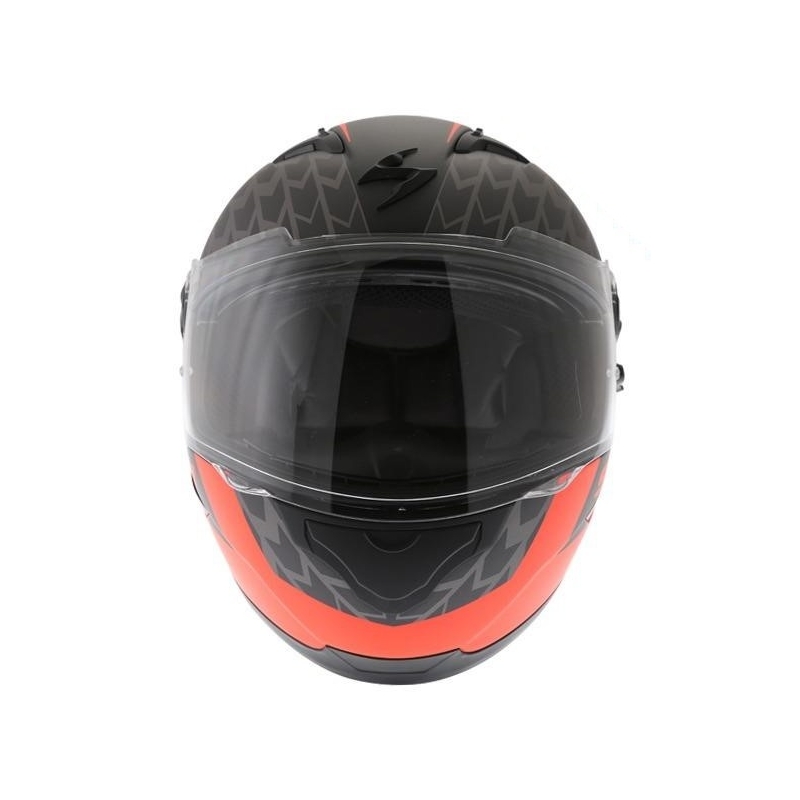 Integrált sisak Scorpion EXO-490 Genesi fekete matt-fluo piros eladó kiárusítás