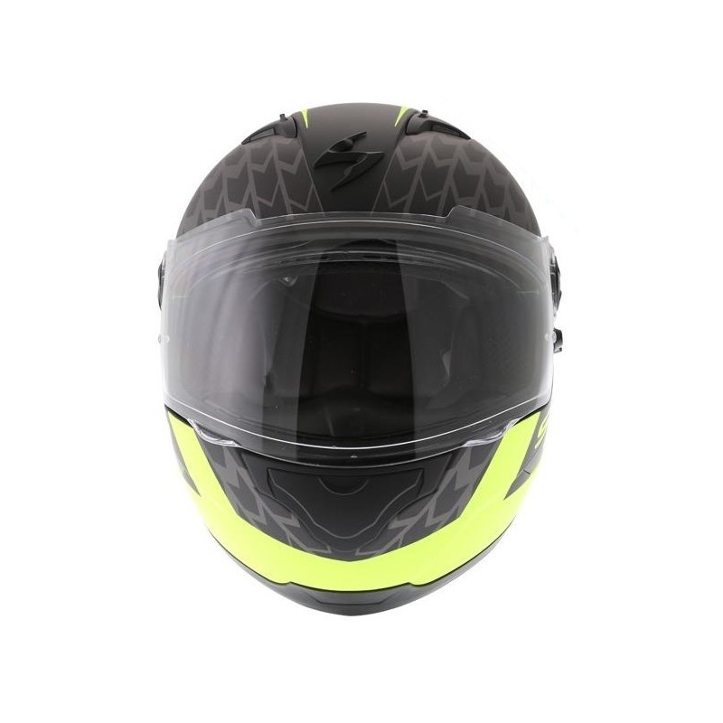 Integrált sisak Scorpion EXO-490 Genesi fekete matt-fluo sárga eladó kiárusítás