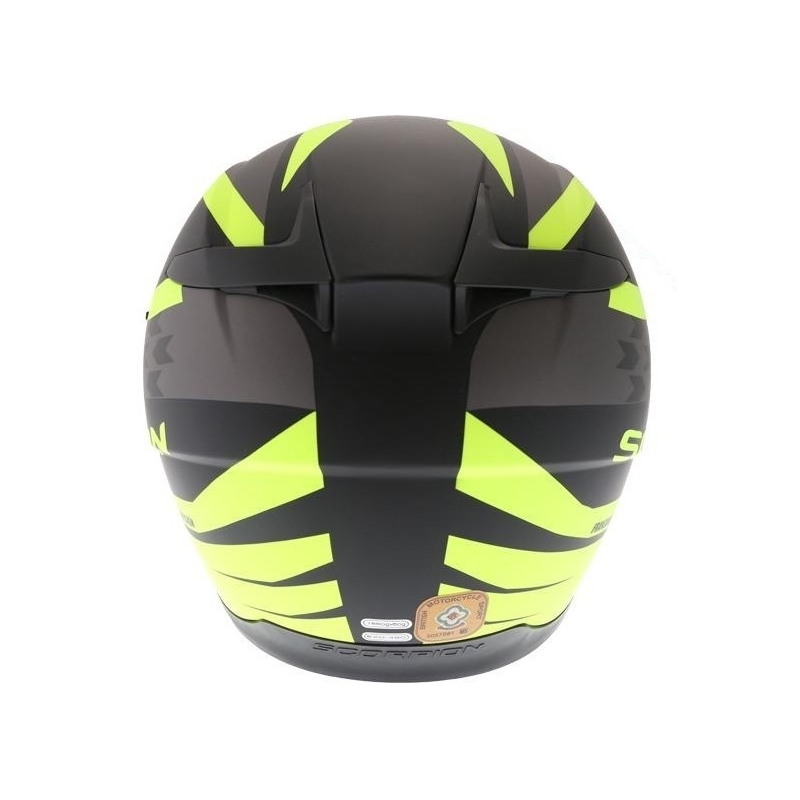 Integrált sisak Scorpion EXO-490 Genesi fekete matt-fluo sárga eladó kiárusítás