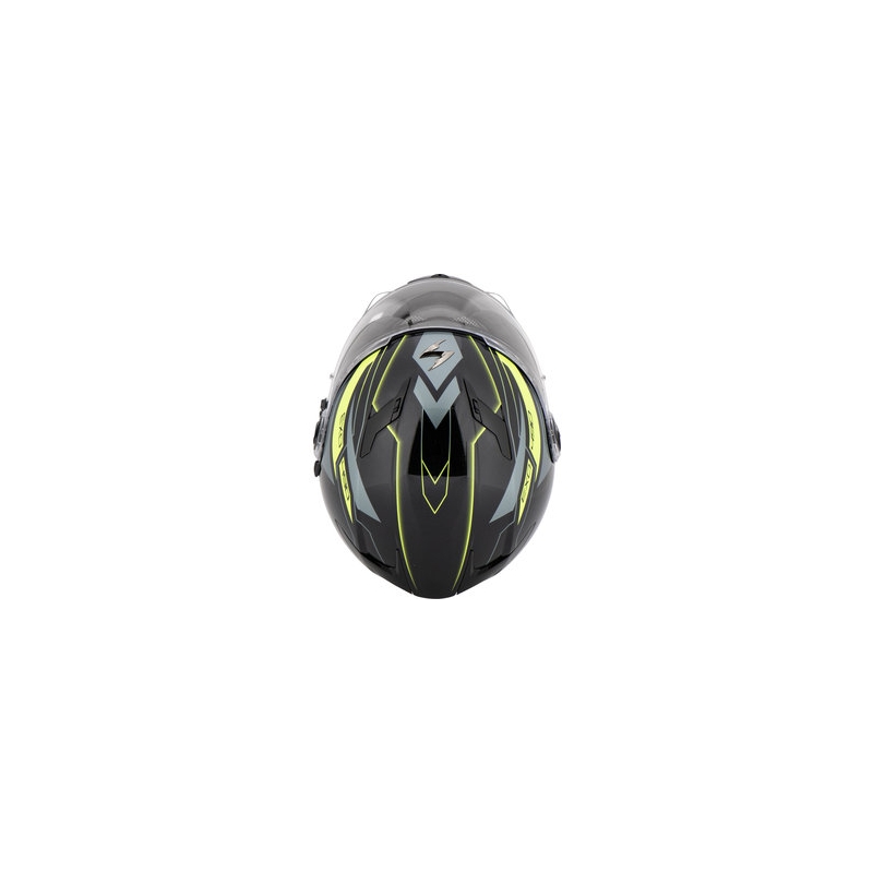 Integrált sisak Scorpion EXO-490 Nova fekete-fluo sárga