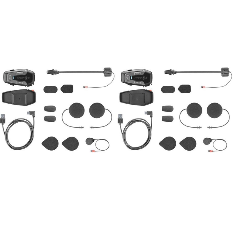 Interphone U-COM6R Bluetooth headset -Twin Pack