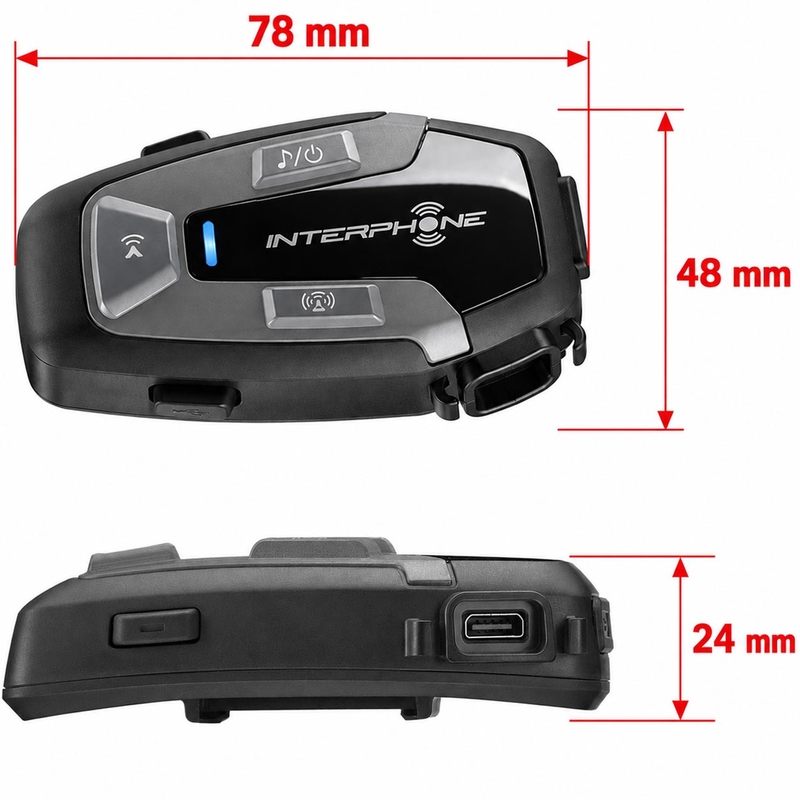 Interphone U-COM6R Bluetooth headset -Twin Pack